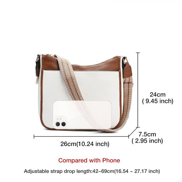 Fashionable and Practical Faux Leather Bag with Adjustable Carrying Options - Picture 3 of 7